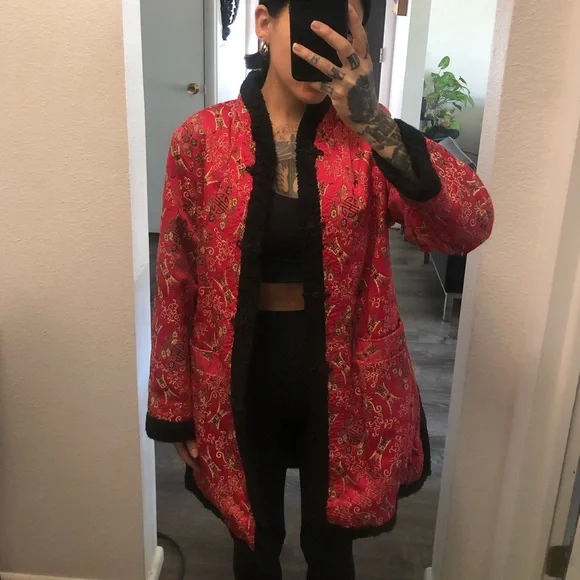 Vintage Reversible Oriental Jacket - Picture 6 of 9